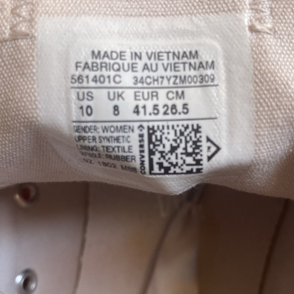 Low top all star Chuck Taylor’s US 10 - Picture 7 of 8